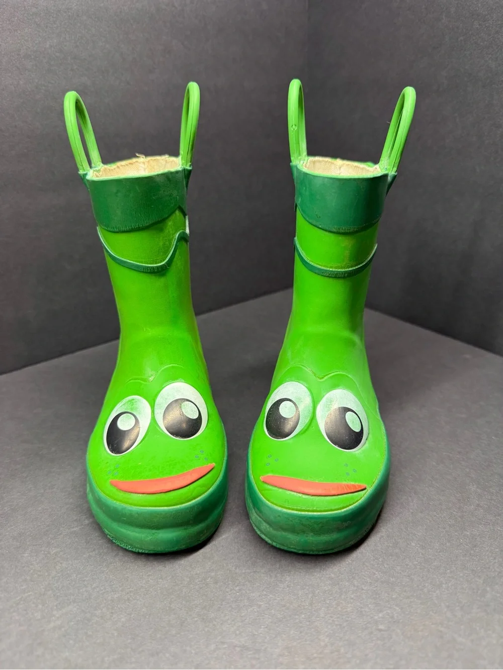 Western Chief Kids Green Frog Rain Boots